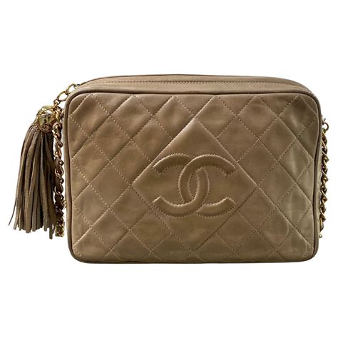 chanel filigree bag beige|chanel vintage camera bag beige.